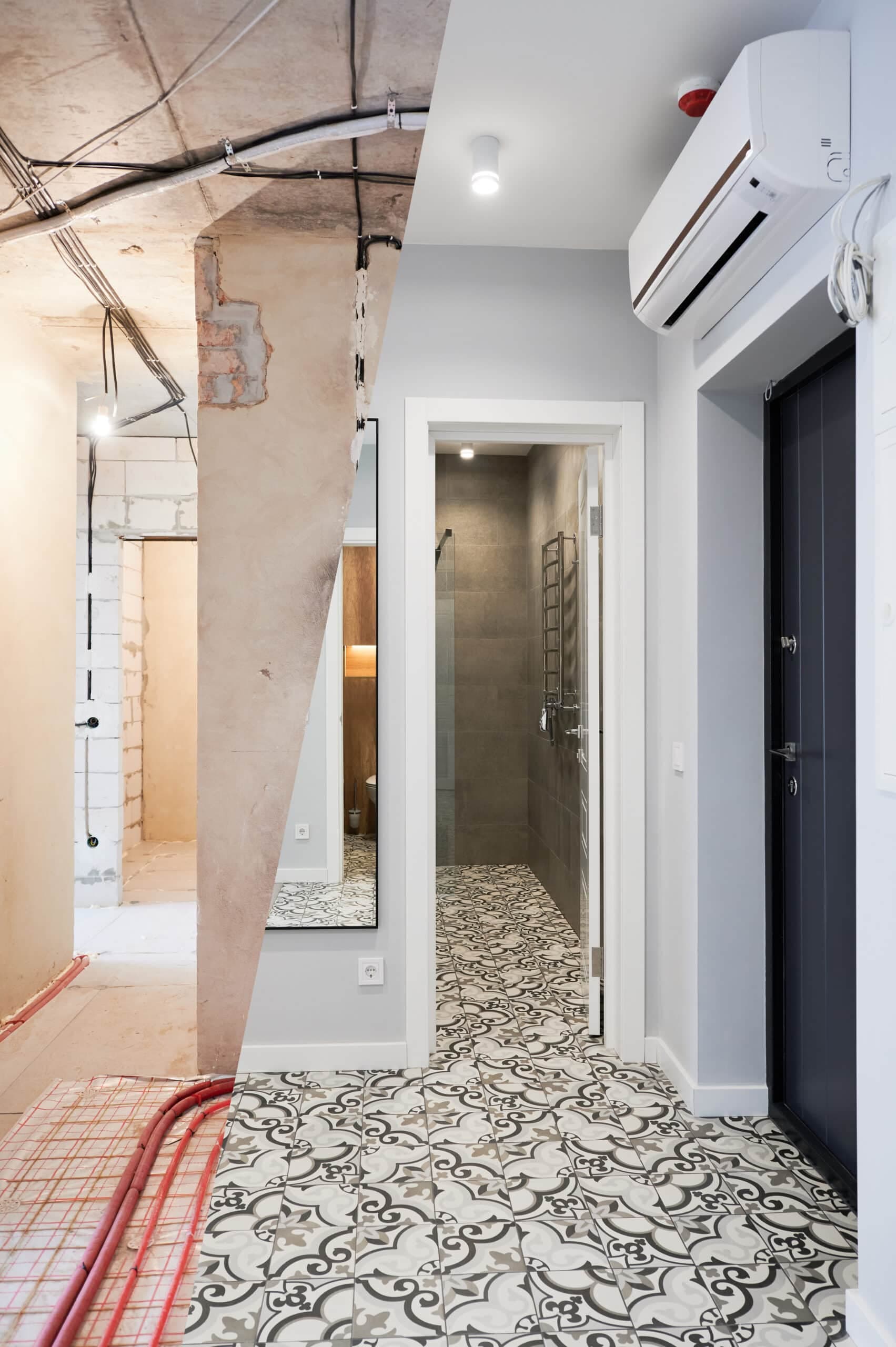 Interieur renove pour un projet de confort thermique